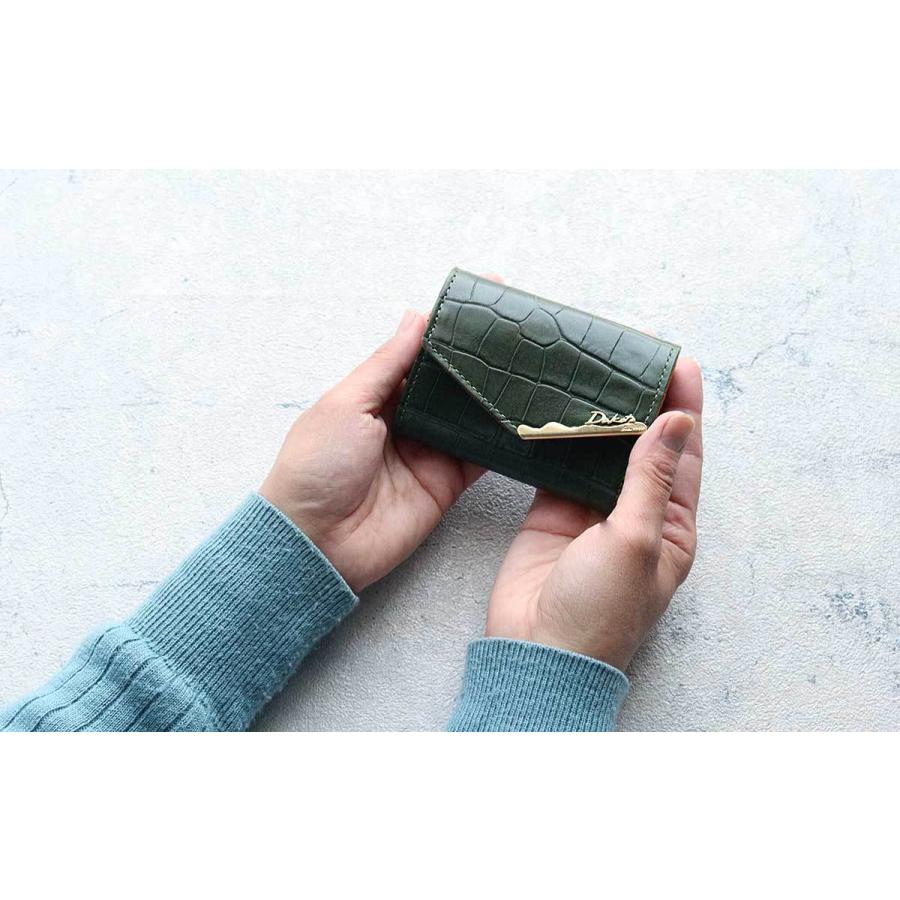 Dakota 財布 三つ折り クロコ型押し ダコタ オスピタリタ ミニ Dakota 財布 三つ折り クロコ型押し ダコタ オスピタリタ ミニ
