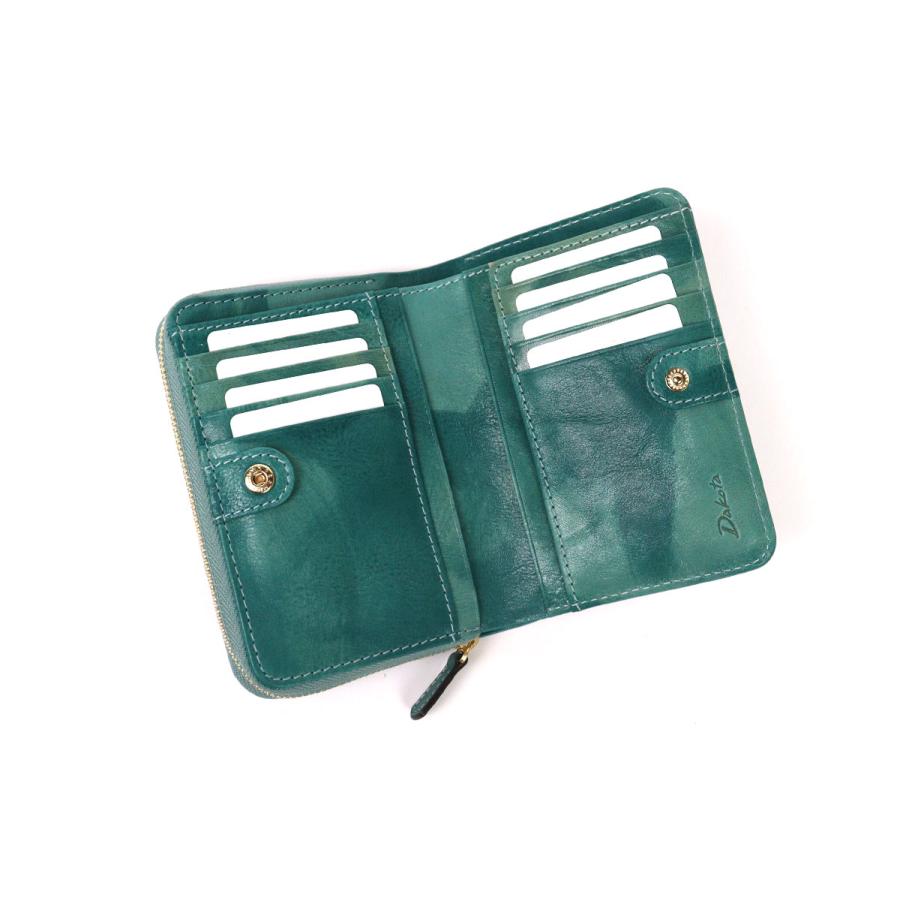 Dakota（ダコタ） 二つ折り財布 外付けファスナー小銭入れ