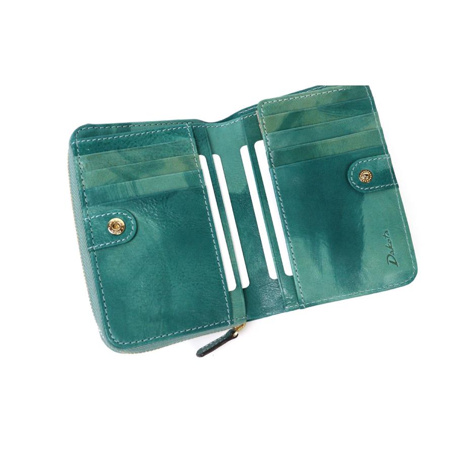 Dakota（ダコタ） 二つ折り財布 外付けファスナー小銭入れ