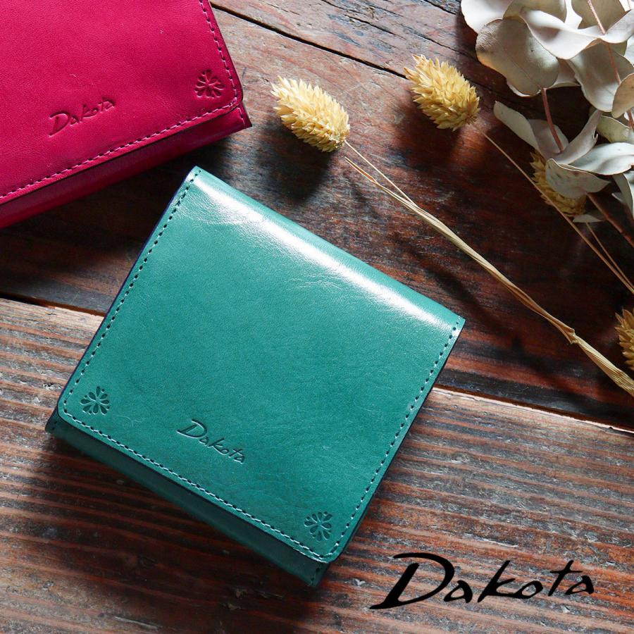 Dakota（ダコタ） 二つ折り財布 ボックス型小銭入れ 0030834 動画あり