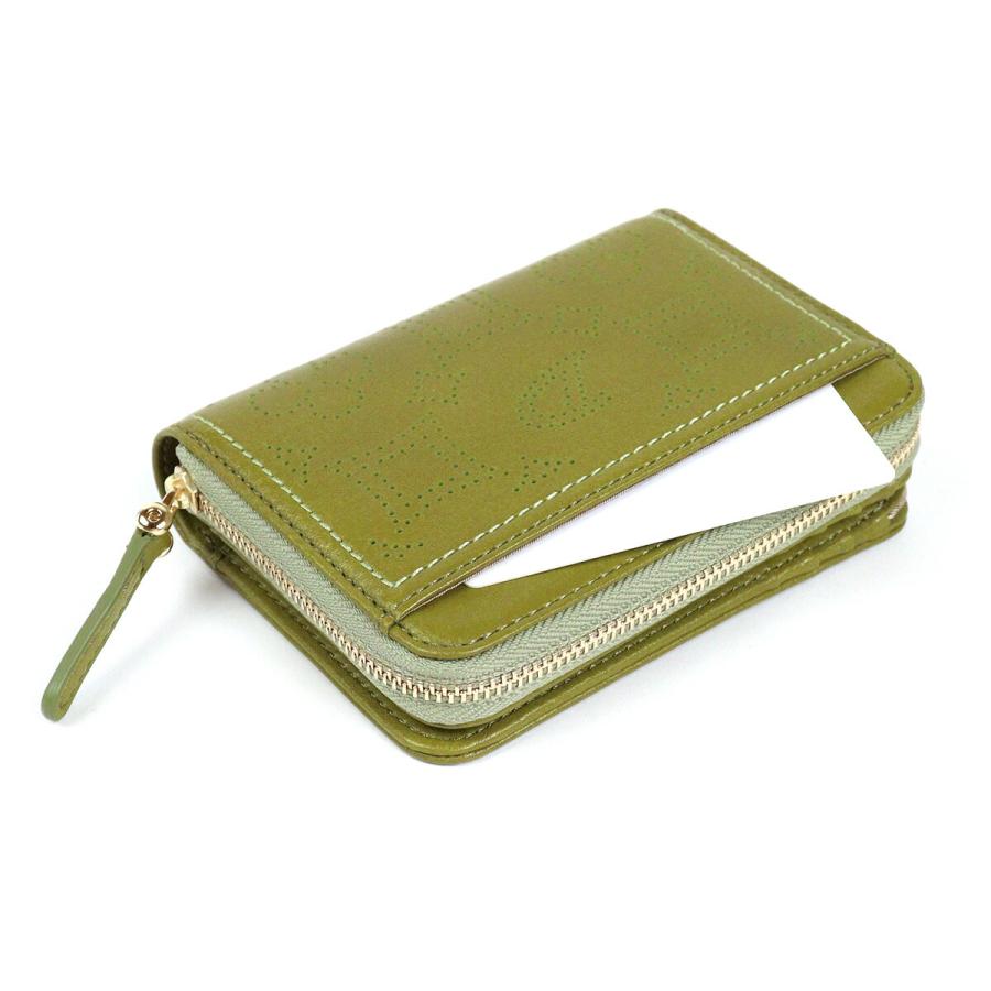 美品　Dakotaディクラッセ パンチングレザー二つ折り財布 楽天市場】【最大800円OFFクーポン】二つ折り財布 外付け