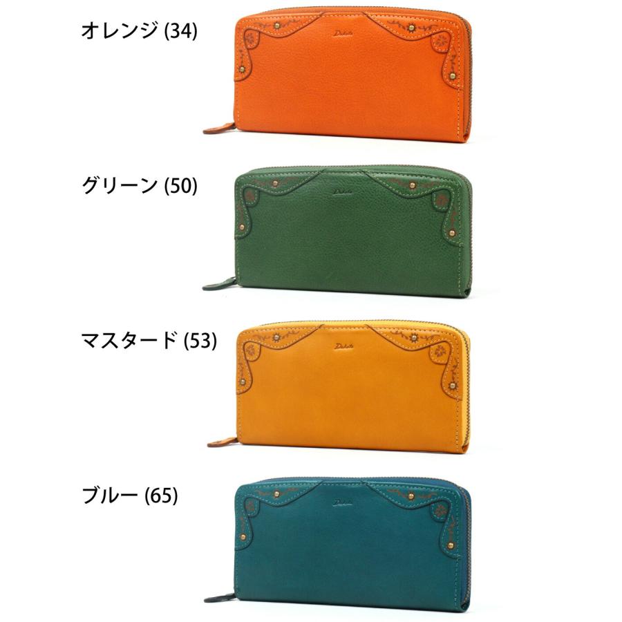 ラウンドファスナー長財布 花模様 クラシカル Dakota ダコタ マーゴット 0031603の画像