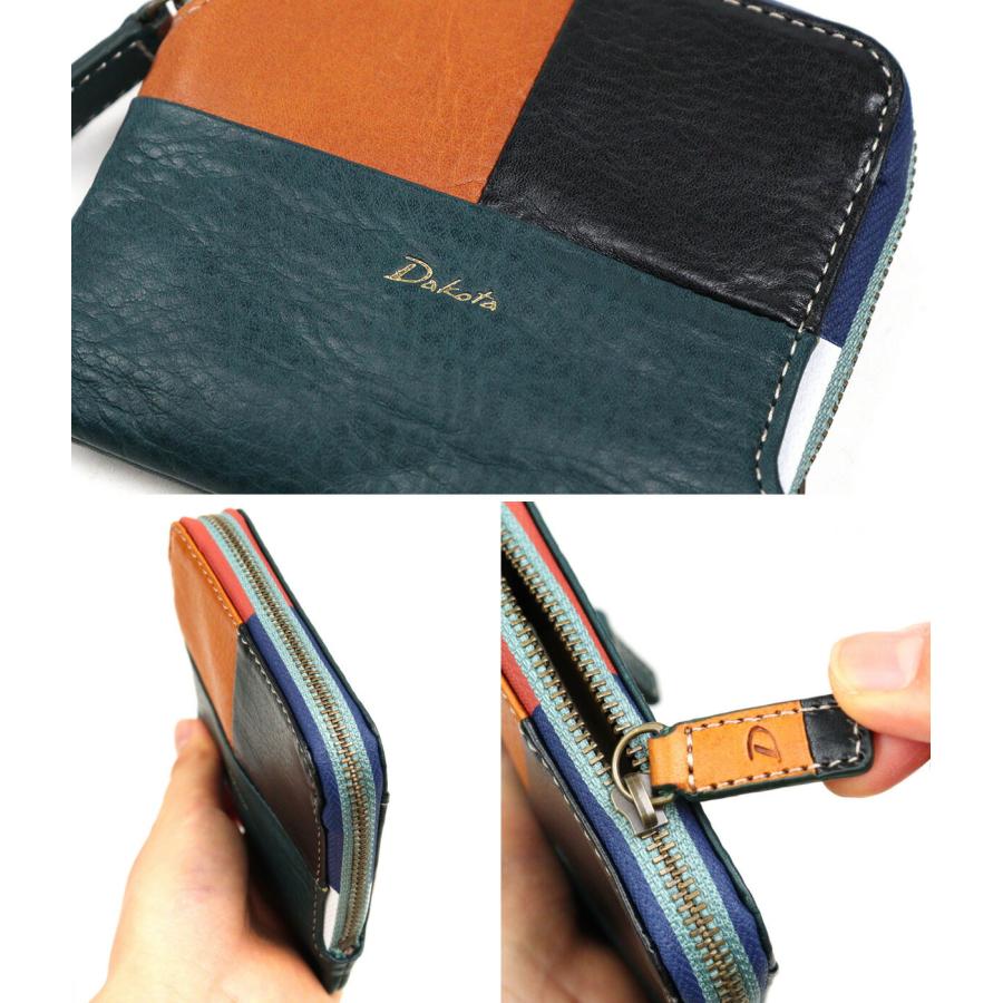 Dakota（ダコタ） ミニ財布 コンパクト 薄型 マルチケース パッチ