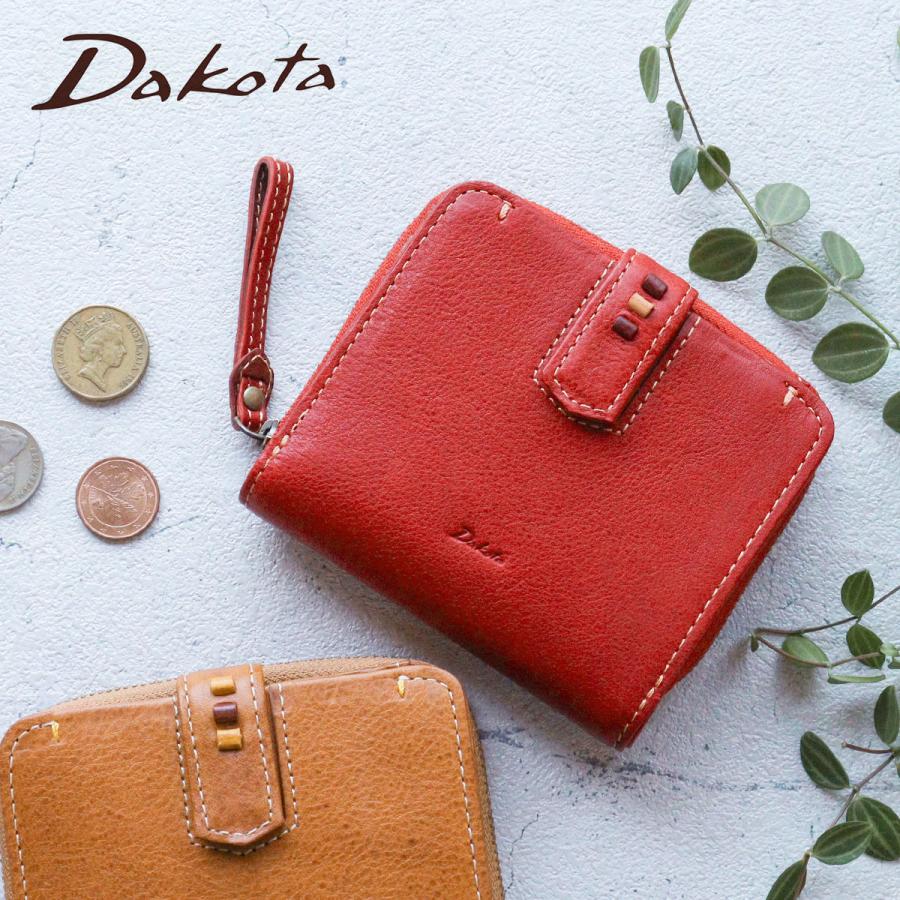 Dakota（ダコタ） 二つ折り財布 外付けラウンドファスナー小銭入れ