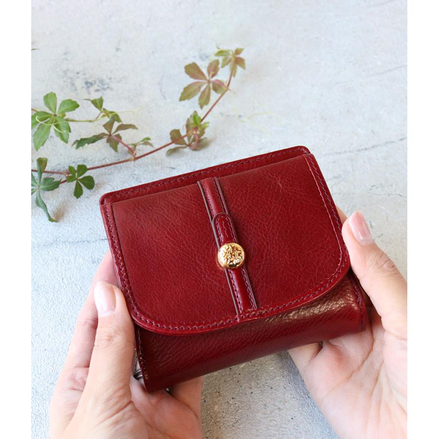 Dakota 二つ折り財布 外付けボックス型小銭入れ ベルト カシメ