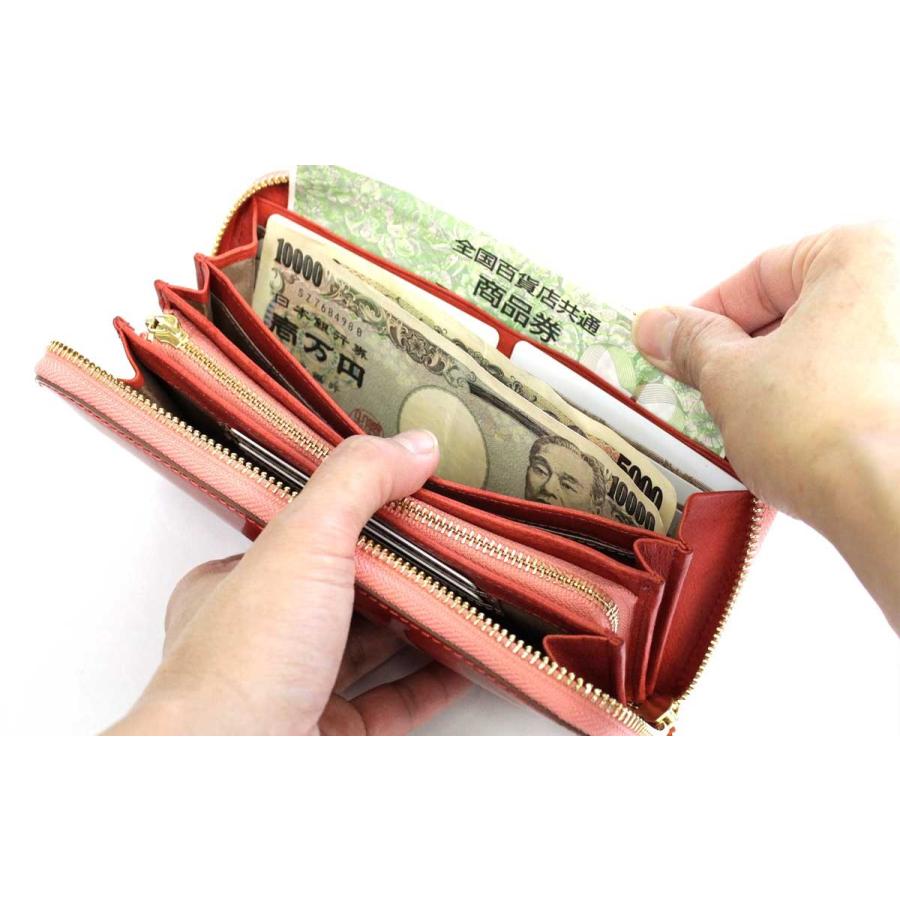 Dakota（ダコタ） 長財布 ラウンドファスナー グロッソ エナメルレザー