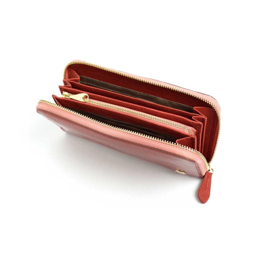 Dakota（ダコタ） 長財布 ラウンドファスナー グロッソ エナメルレザー