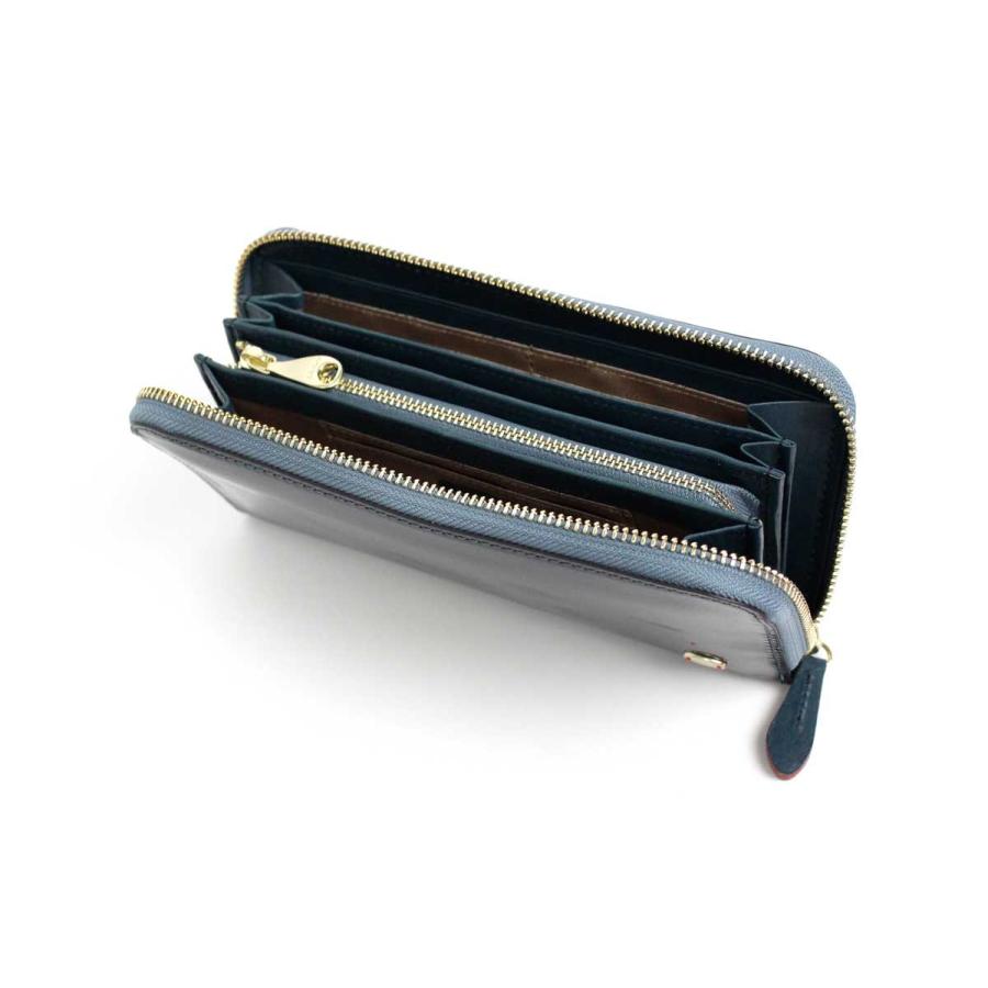 Dakota（ダコタ） 長財布 ラウンドファスナー グロッソ エナメルレザー