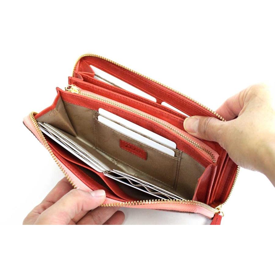 Dakota（ダコタ） 長財布 ラウンドファスナー グロッソ エナメルレザー