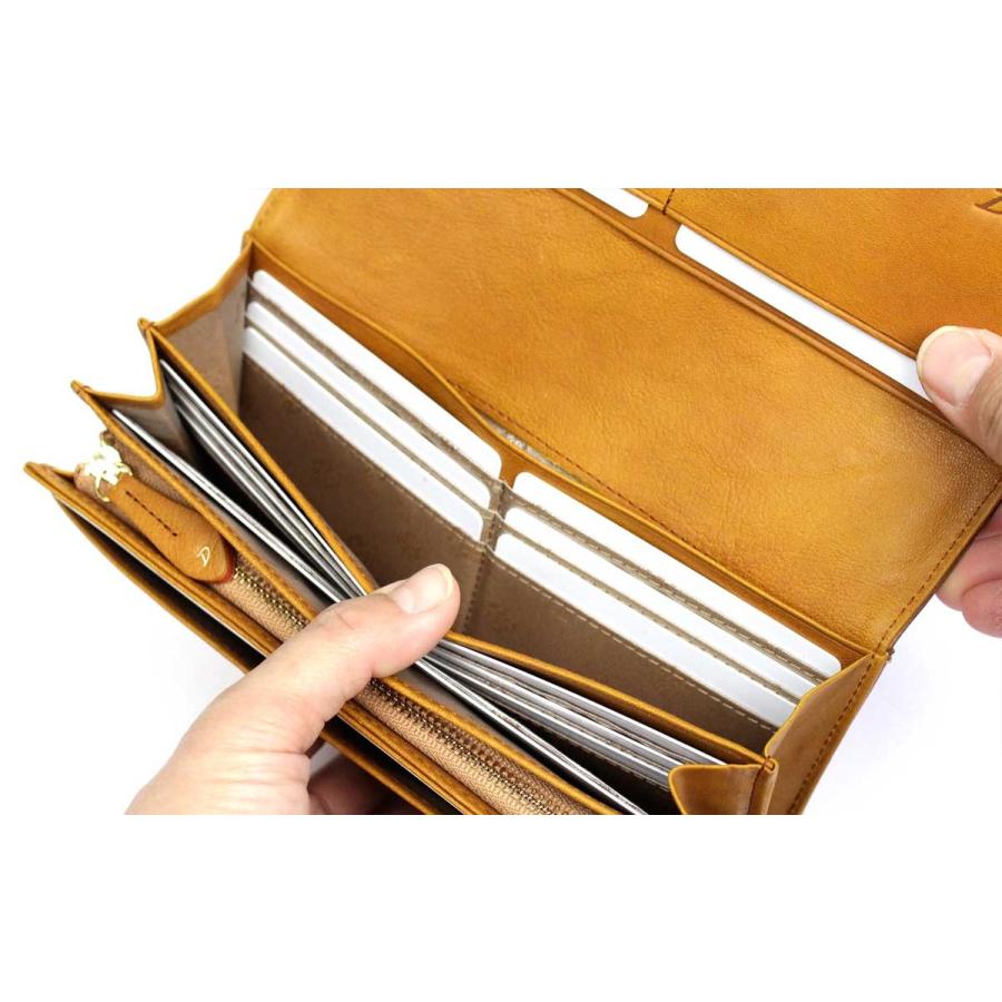 Dakota（ダコタ） 長財布 かぶせ グロッソ エナメルレザー イタリア製