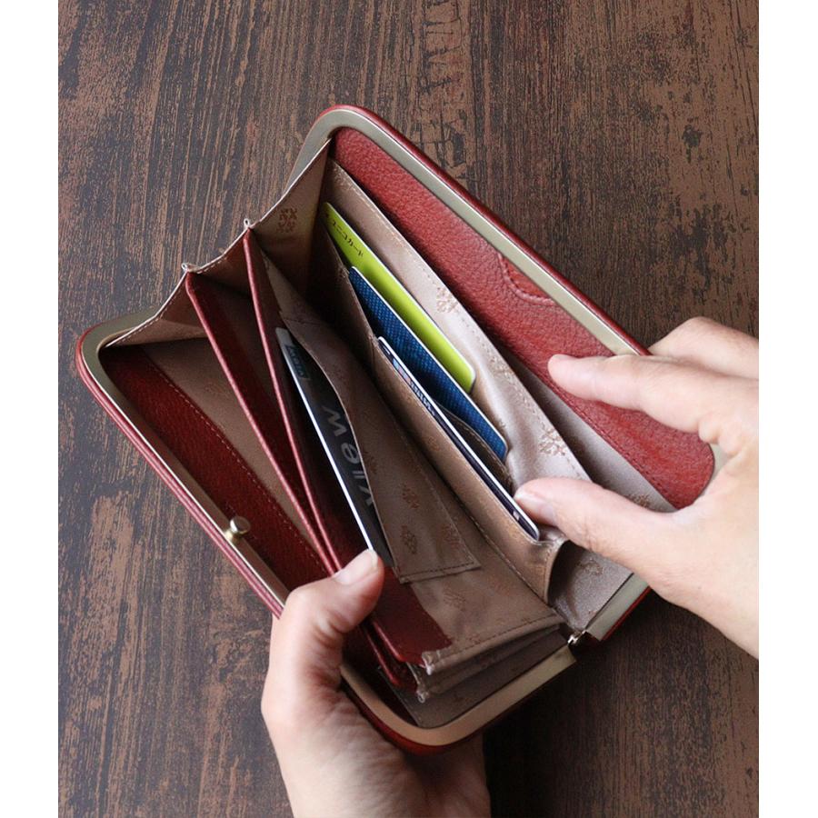 新品❤️ Dakota グラツィア　長財布　レッド　牛革　がま口　レディース Dakota（ダコタ） 公式 ダコタ財布 がま口長財布 財布 レディース