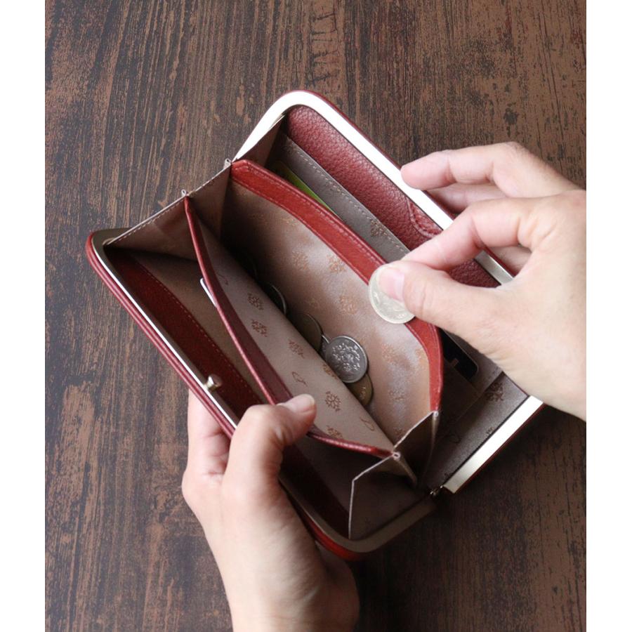 Dakota がま口長財布 小さ目 ダコタ グラツィア 薄マチ 天溝口金 Dakota がま口長財布 小さ目 ダコタ グラツィア 薄マチ 天溝口金