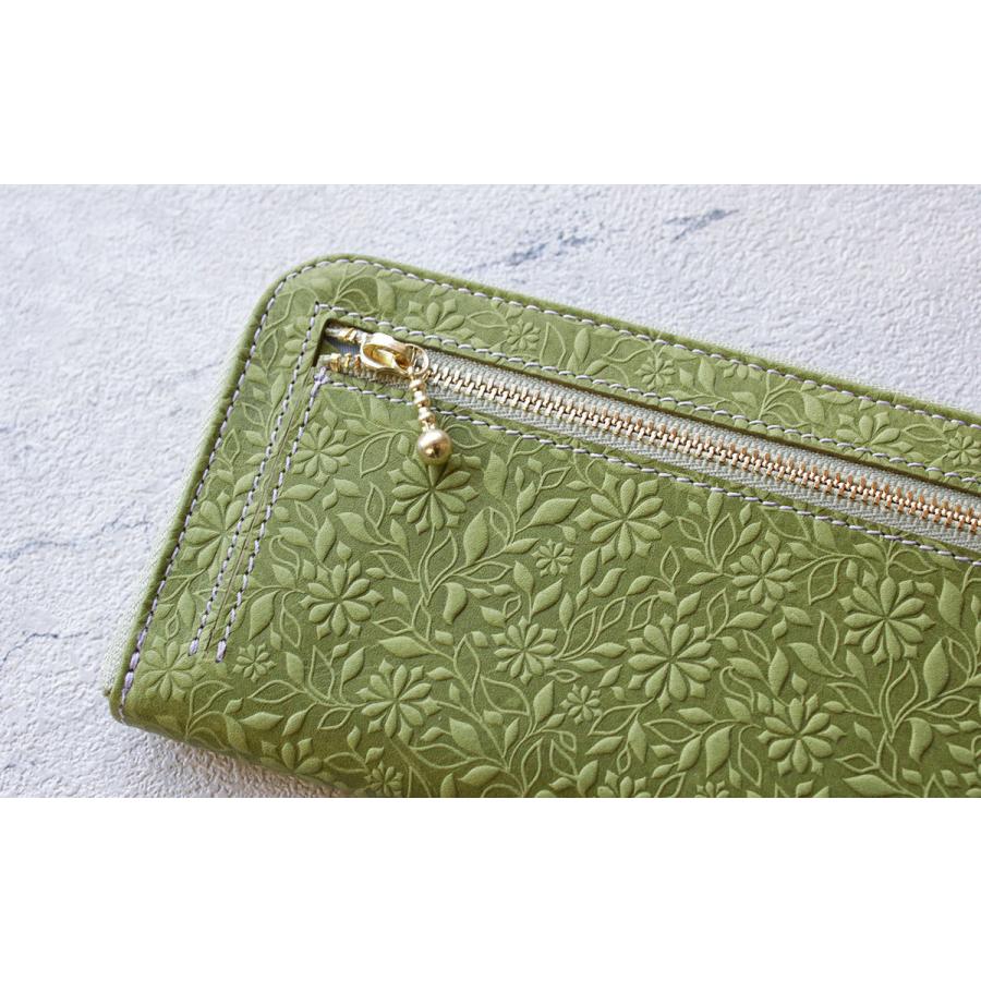 L字ファスナー長財布 Frame Work フレームワーク マスカレード 21春財布 限定カラー 牛革 風水 花柄 かばんと財布の店アリスタ 通販 Yahoo ショッピング