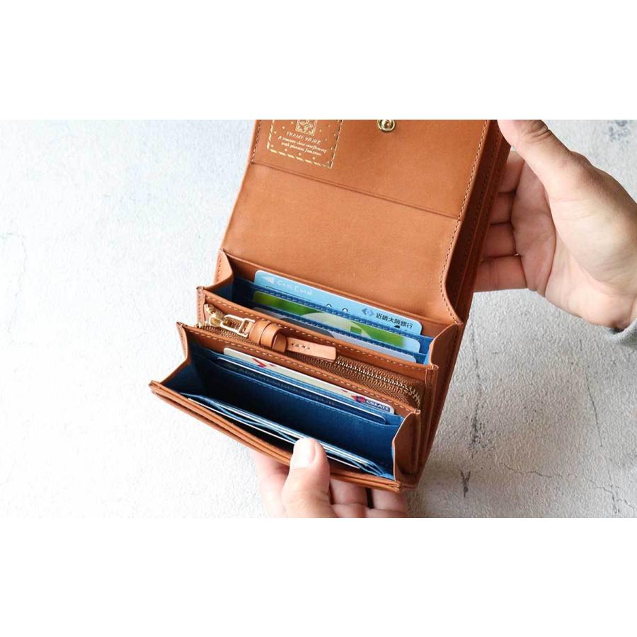 二つ折り財布 かぶせ FRAME WORK フレームワーク フィオーレ 牛革 0044311 OFFクーポン】二つ折り財布