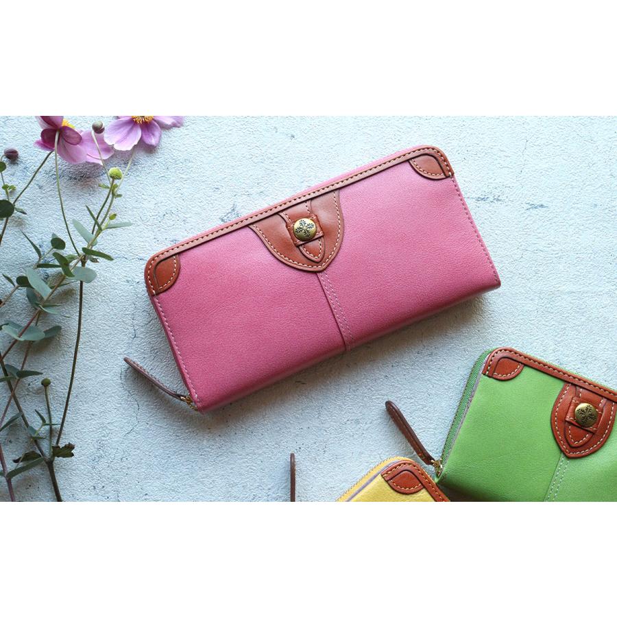 FRAMeWORK（フレームワーク） 長財布 ラウンドファスナー フォレスト