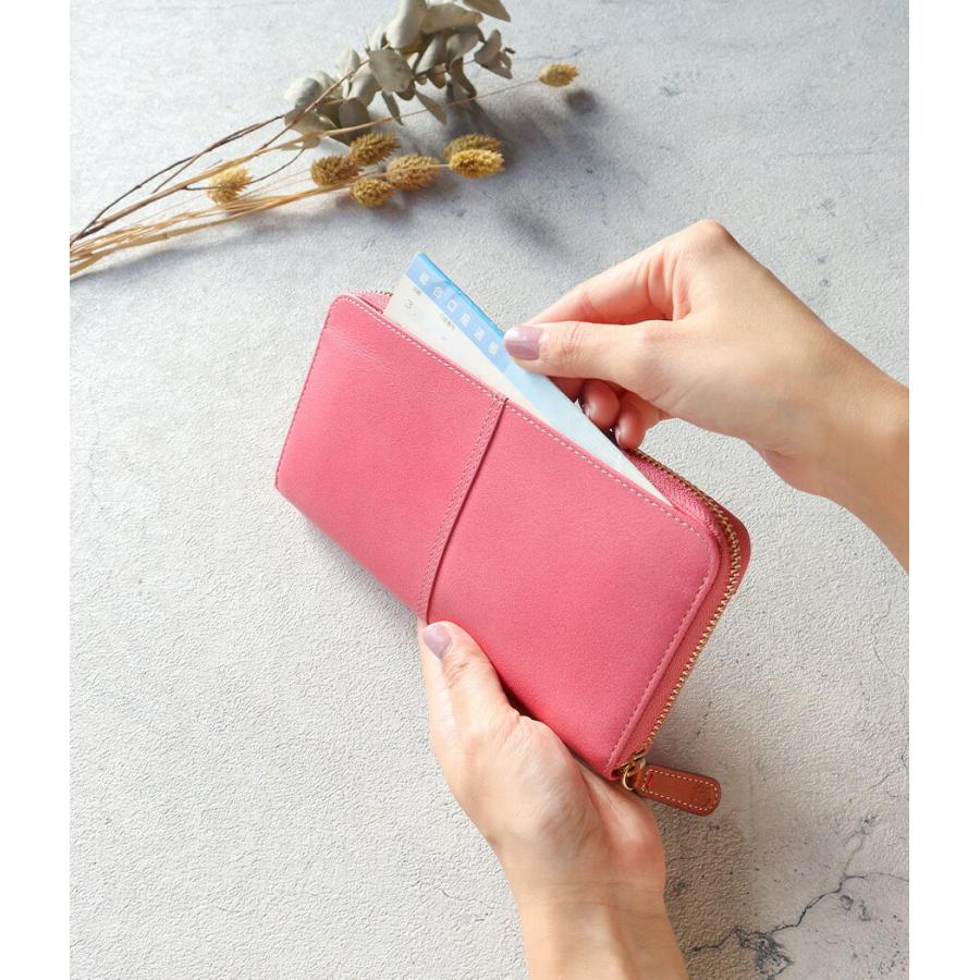 FRAMeWORK（フレームワーク） 長財布 ラウンドファスナー フォレスト