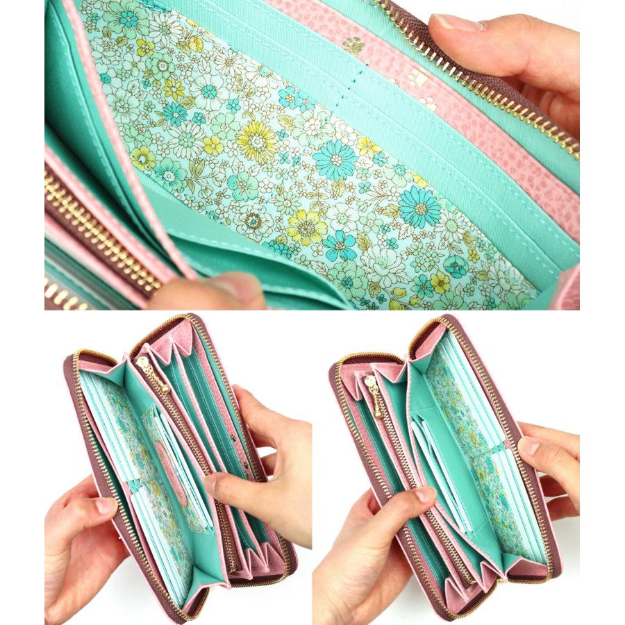 FRAMeWORK（フレームワーク） ラウンドファスナー長財布 キトン ネコ