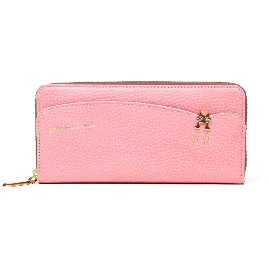 FRAMeWORK（フレームワーク） ラウンドファスナー長財布 キトン ネコ