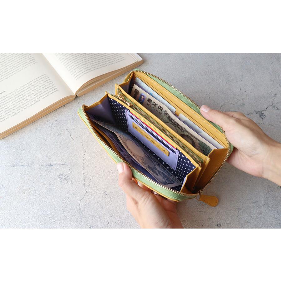 FRAMeWORK（フレームワーク） ラウンドファスナー長財布 メリー長財布