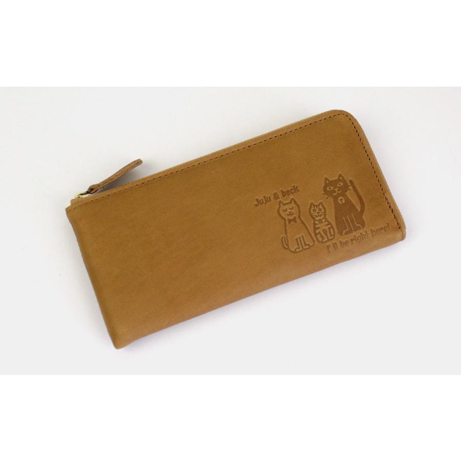 box21 財布 長財布 L字ファスナー ボックス21 ジュジュアンドベック 猫