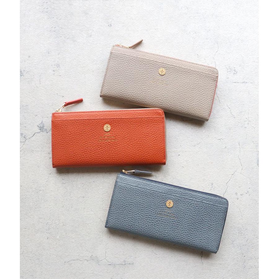 box21 長財布 L字ファスナー ボックス オーガナイズシリーズ 牛革 本革