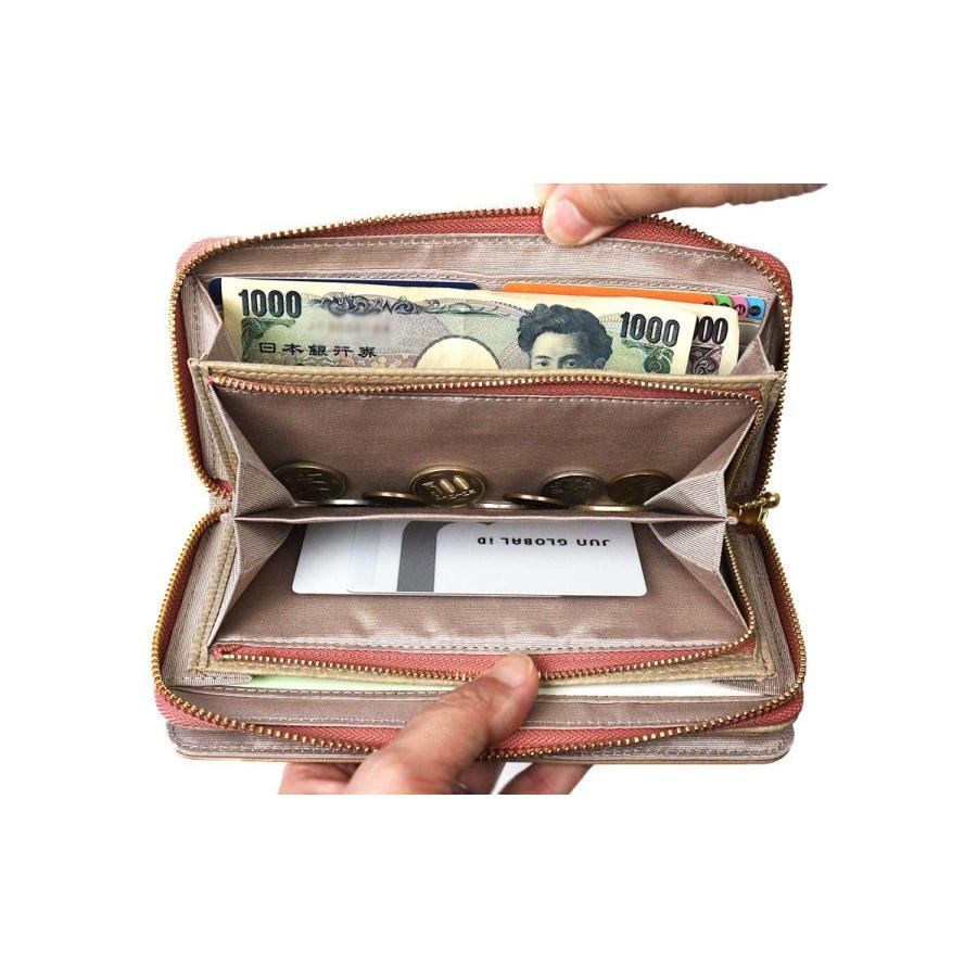 ラウンド財布 box21 長財布 ラウンドファスナー ボックス21 オーガナイズシリーズ 大