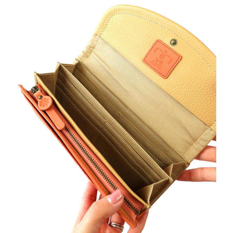 box21 かぶせ長財布 花柄 ボックス21 カローラ2 牛革 型押し box21 かぶせ長財布 花柄 ボックス21 カローラ2 牛革 型押し
