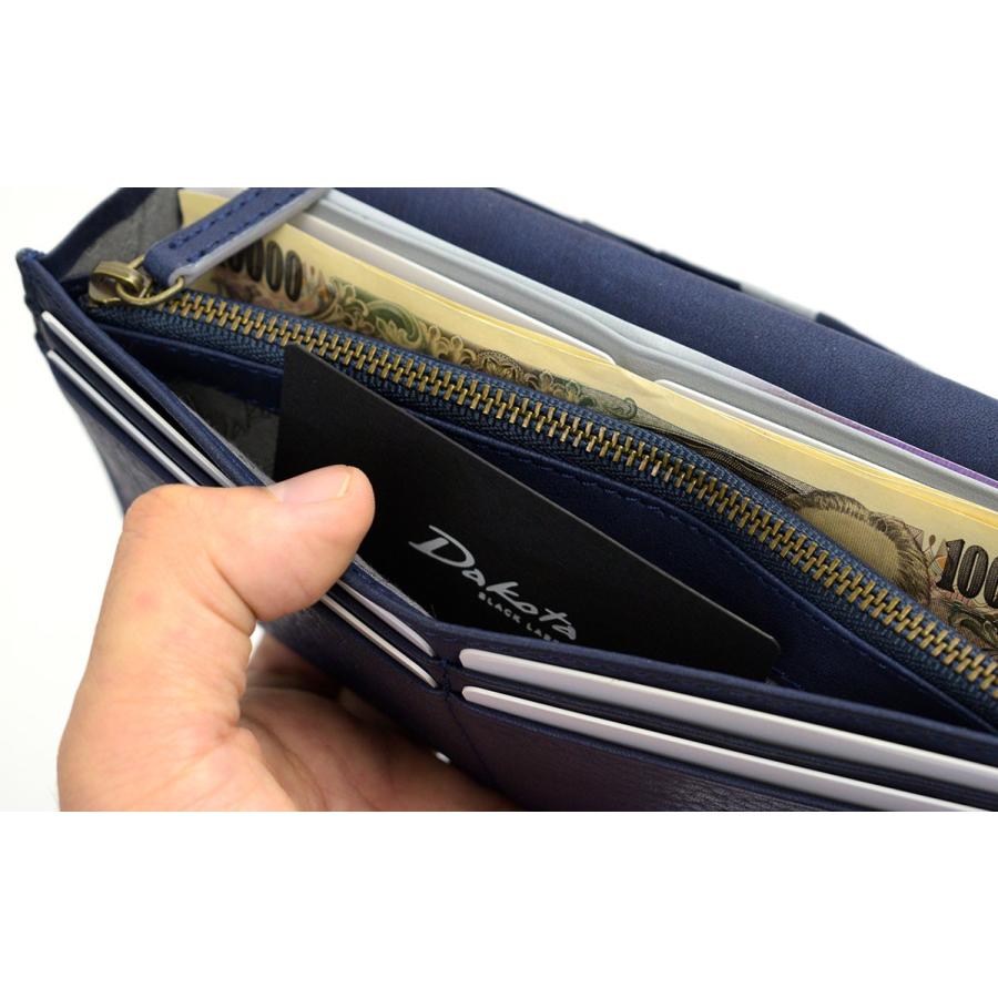 Dakota（ダコタ） 長財布 かぶせ Dakota BLACKLABEL ダコタブラック