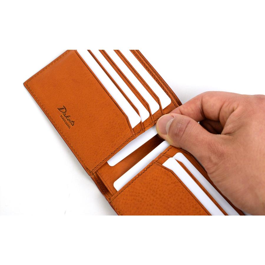 Dakota（ダコタ） 二つ折り財布 小銭入れなし Dakota BLACKLABEL