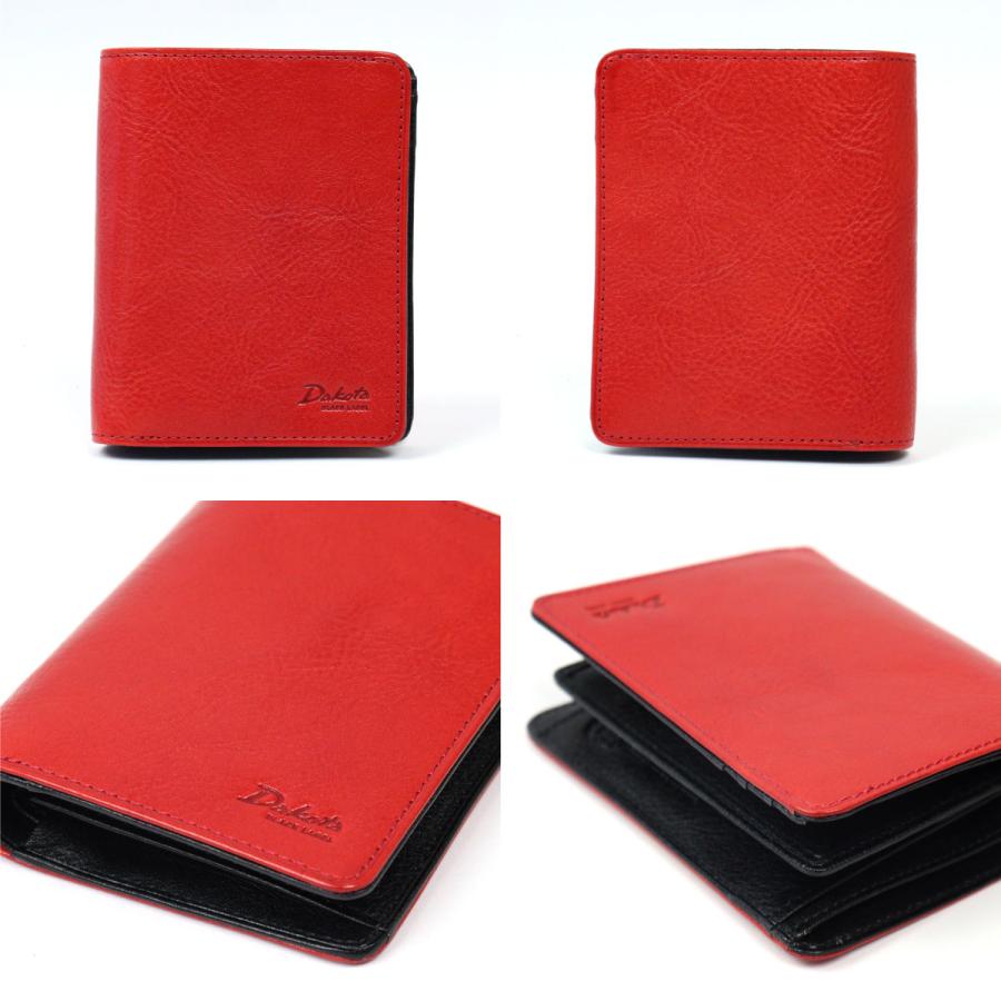 Dakota 二つ折り財布 縦型 パスケース付き ダコタ BLACKLABEL