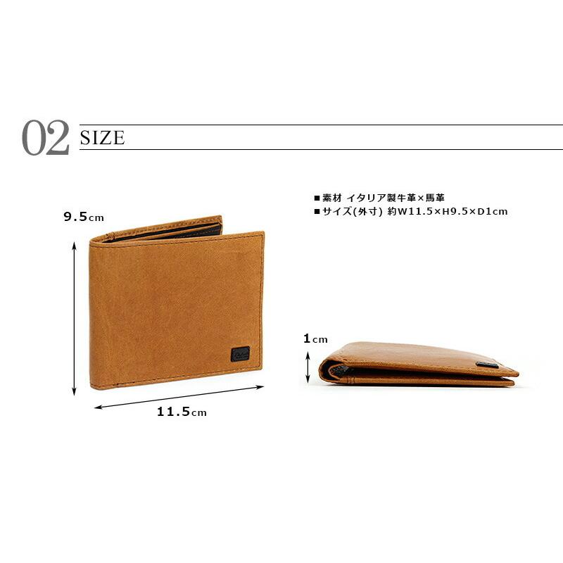 Dakota ダコタ 二つ折り財布 本革 小銭入れ無し BLACK LABEL Dakota ダコタ 二つ折り財布 本革 小銭入れ無し BLACK LABEL