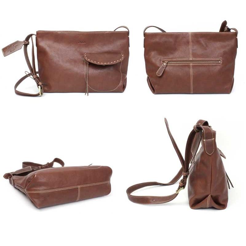 極美品　Dakota ダコタ ショルダーバッグ 牛革 完売品 ダークブラウン 極美品 Dakota ダコタ ショルダーバッグ 牛革 完売品 ダークブラウン