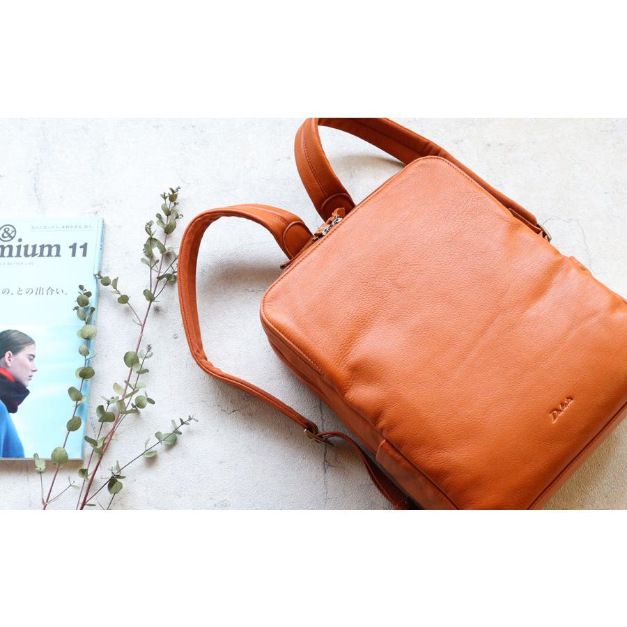 Dakota（ダコタ） リュック スクエア型 A4 ヤギ革 大人リュック