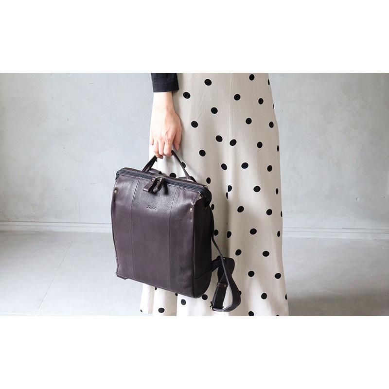 Dakota（ダコタ） リュック スクエア型 A4 ヤギ革 大人リュック