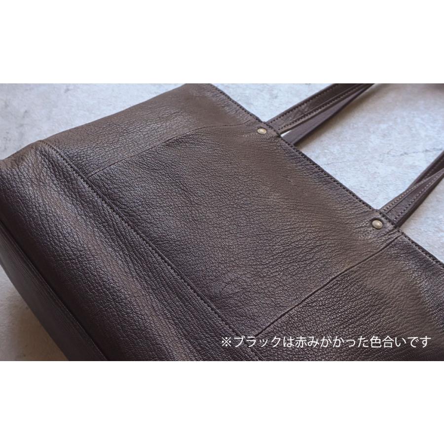 トートバッグ 横型 ヤギ革 軽量 軽い 本革 日本製 A4 カジュアル ビジネス ダコタ Dakota ヤロップ 1034435の画像