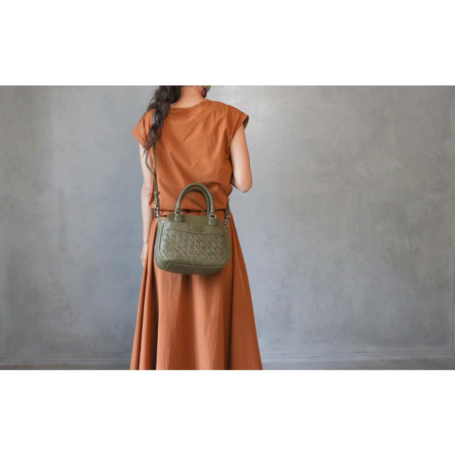Dakota（ダコタ） ハンドバッグ 2WAY ミニショルダー メッシュ 手編み