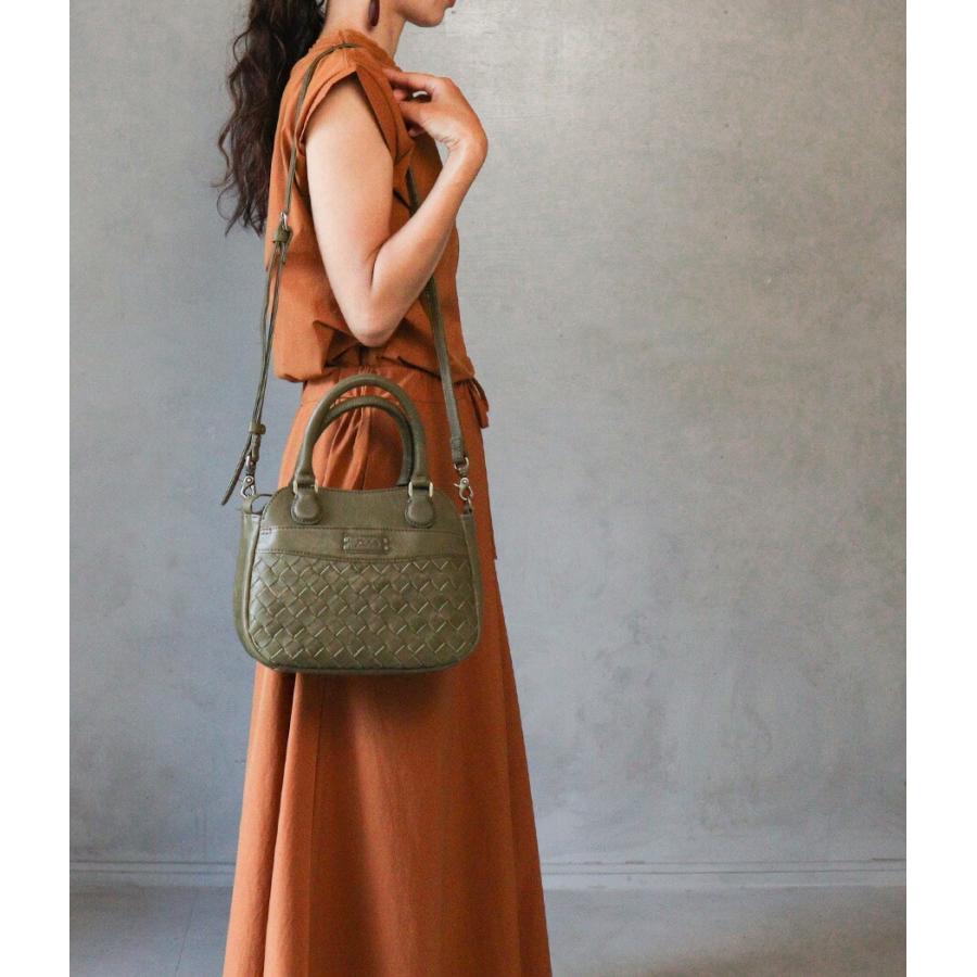 Dakota（ダコタ） ハンドバッグ 2WAY ミニショルダー メッシュ 手編み