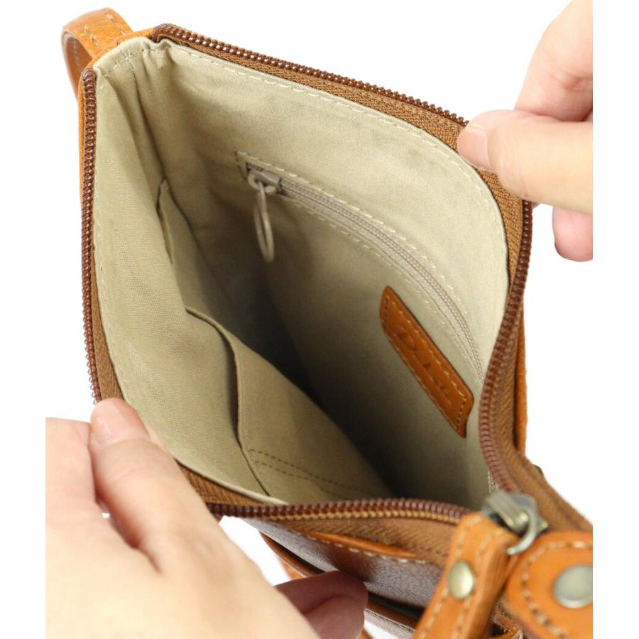 Dakota（ダコタ） ミニショルダーバッグ 縦型 薄マチ メッシュ 手編み