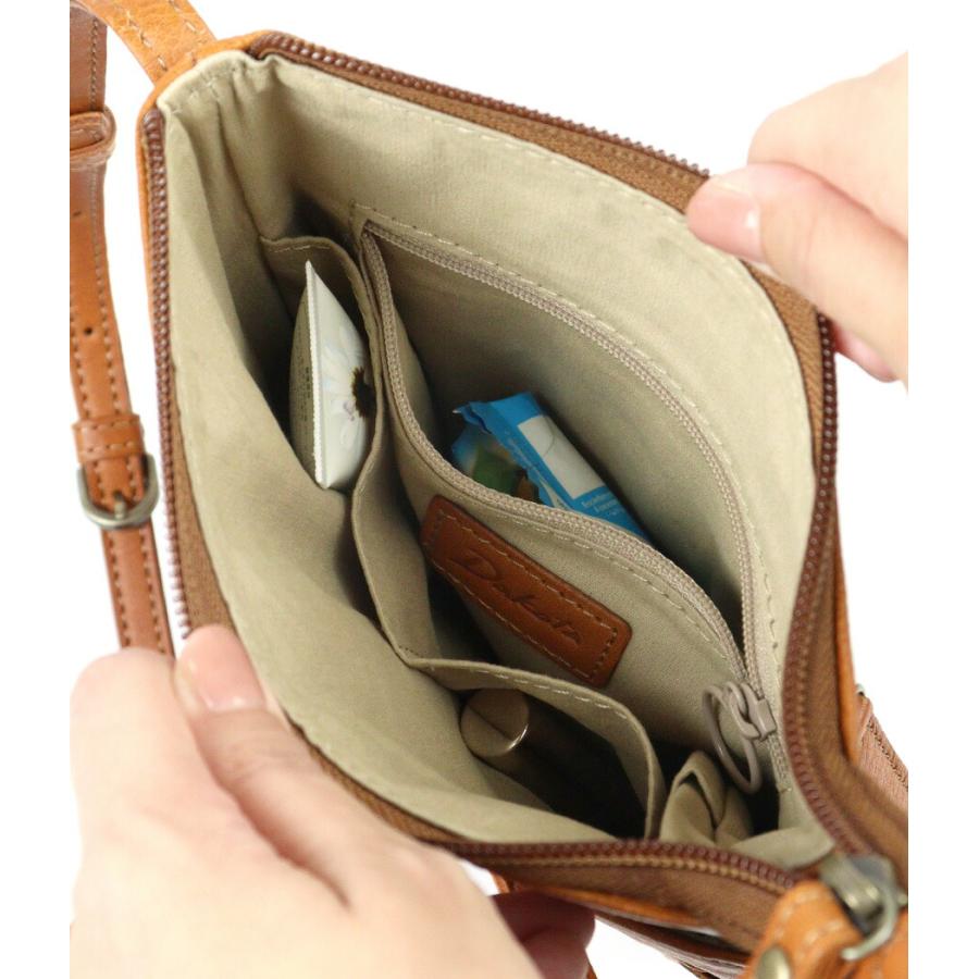 Dakota（ダコタ） ミニショルダーバッグ 縦型 薄マチ メッシュ 手編み