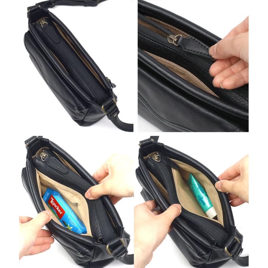 未使用品　ダコタ  お財布機能付きショルダー　山羊革 Dakota お財布機能付きショルダーバッグ 1032464 | ダコタ(Dakota
