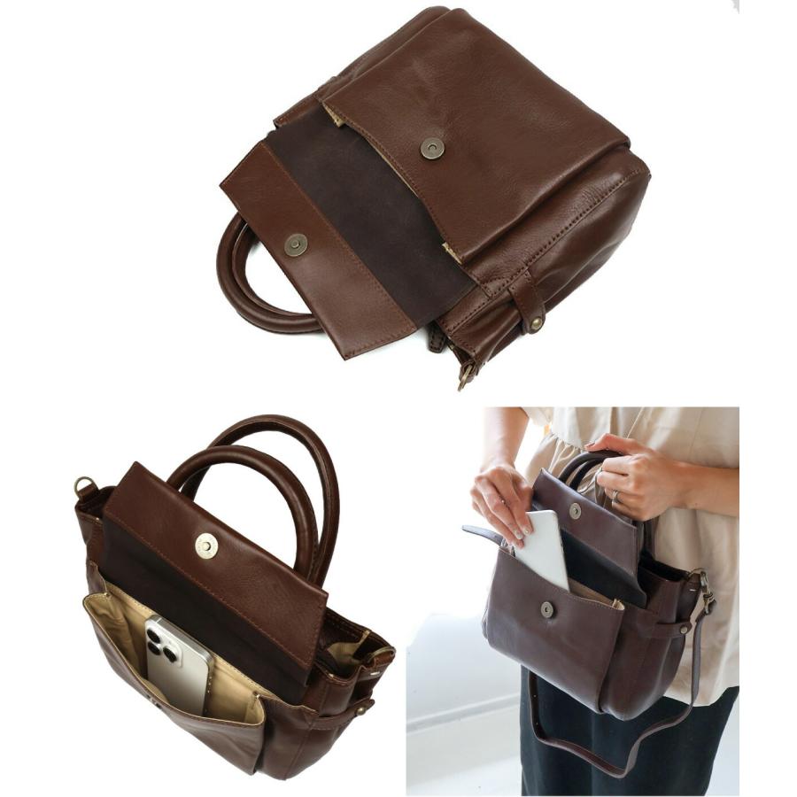 Dakota（ダコタ） 2Wayバッグ トート ショルダー ボタン ボットーネ