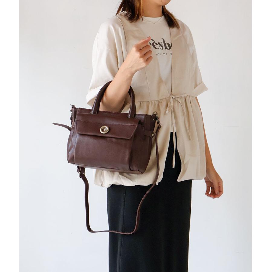 Dakota（ダコタ） 2Wayバッグ トート ショルダー ボタン ボットーネ