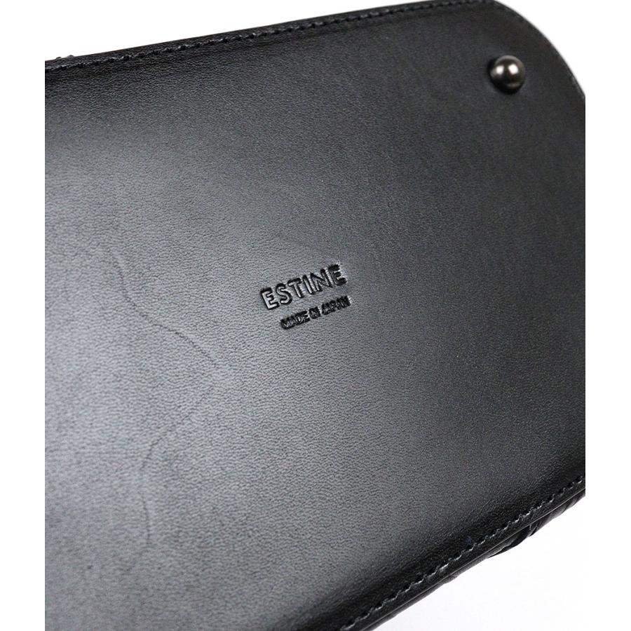 2WAYハンドバッグ ESTINE(エスティーヌ) ノワリズム 縦型 ショルダーバッグ トートバッグ A4 型押し アート オケージョン 本革 日本製 1075142の画像
