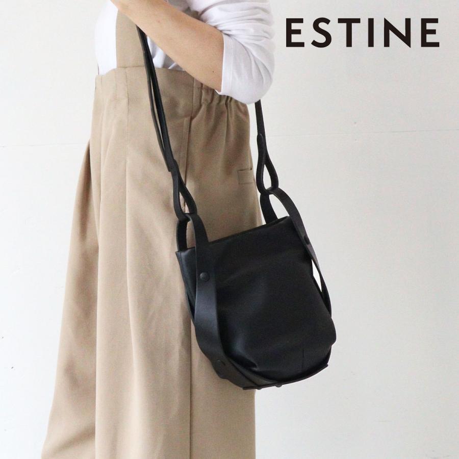 ESTINE（エスティーヌ） ショルダーバッグ クレイドル キレイめ モード 