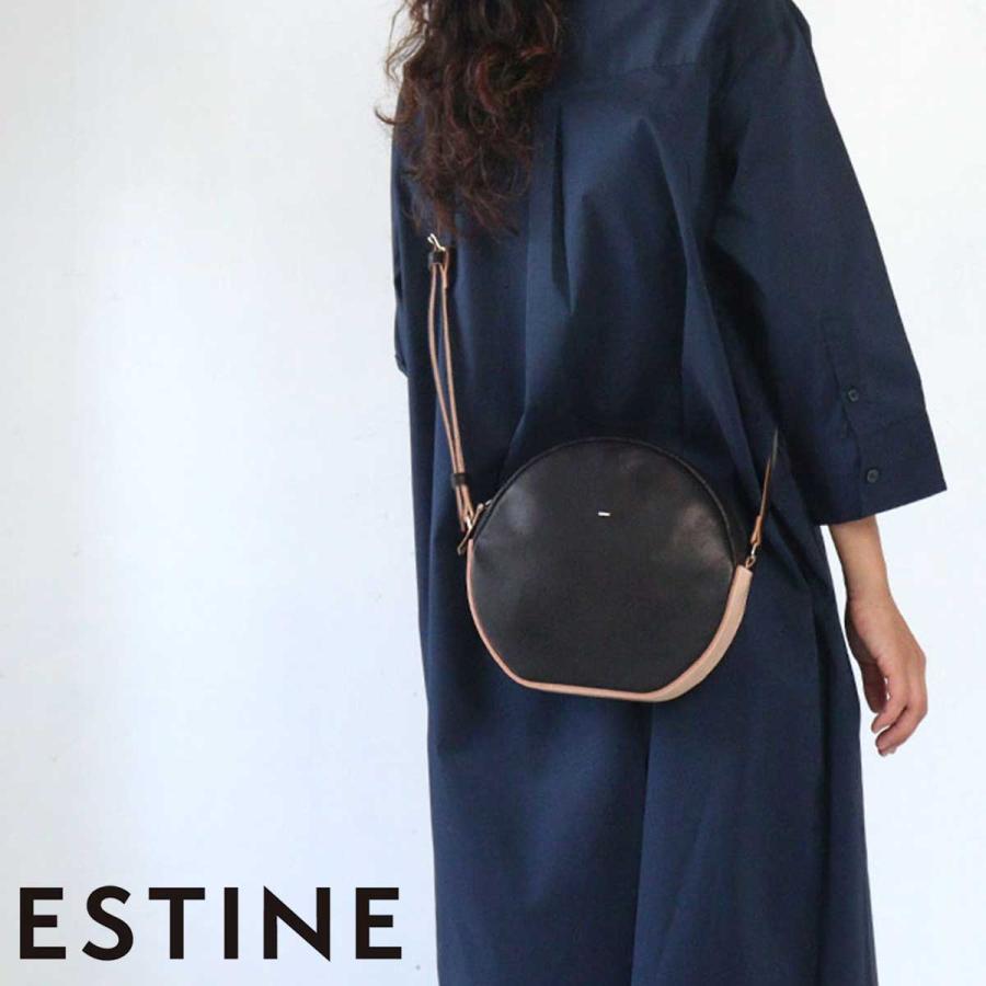 ESTINE（エスティーヌ） ミニショルダーバッグ サークル型 ロジカル 