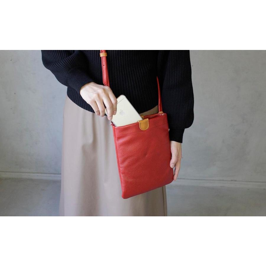 box21 マチなしショルダーバッグ ポーチ サコッシュ トラベルポーチ