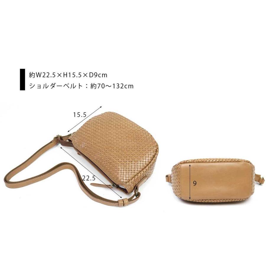box21 メッシュレザー ミニショルダーバッグ 本革 ボックス21 マシュー
