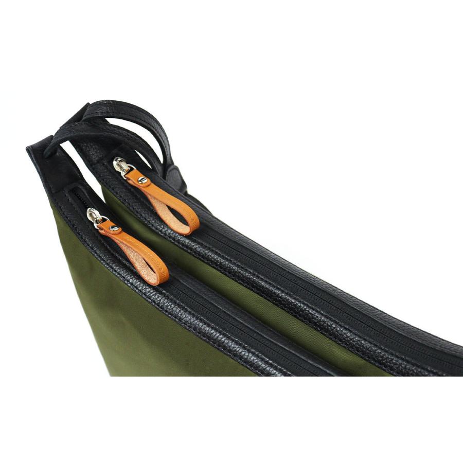 box21 ショルダーバッグ ナイロン 撥水 本革 ボックス21 カロシリーズ