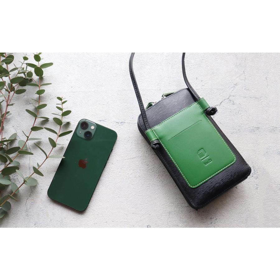 box21 スマホショルダー 本革ミニショルダーバッグ 軽量 軽い