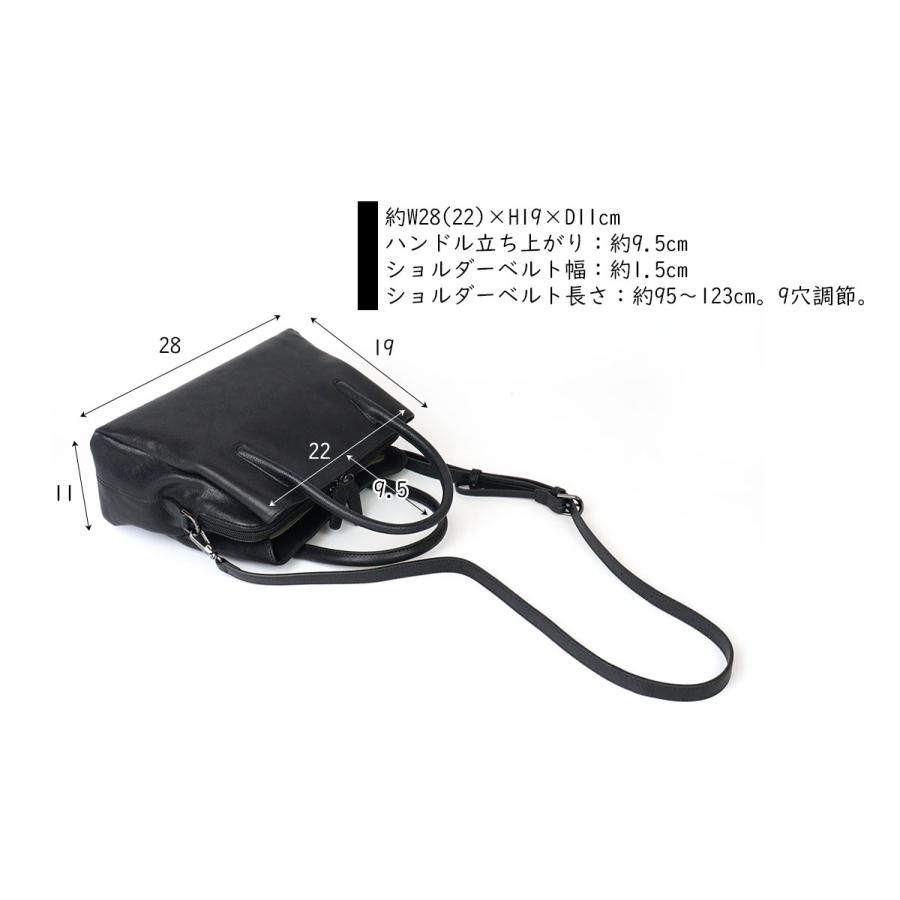 box21 ハンドバッグ 2WAY フォーマル 軽量 軽い ヤギ革 山羊 ボックス